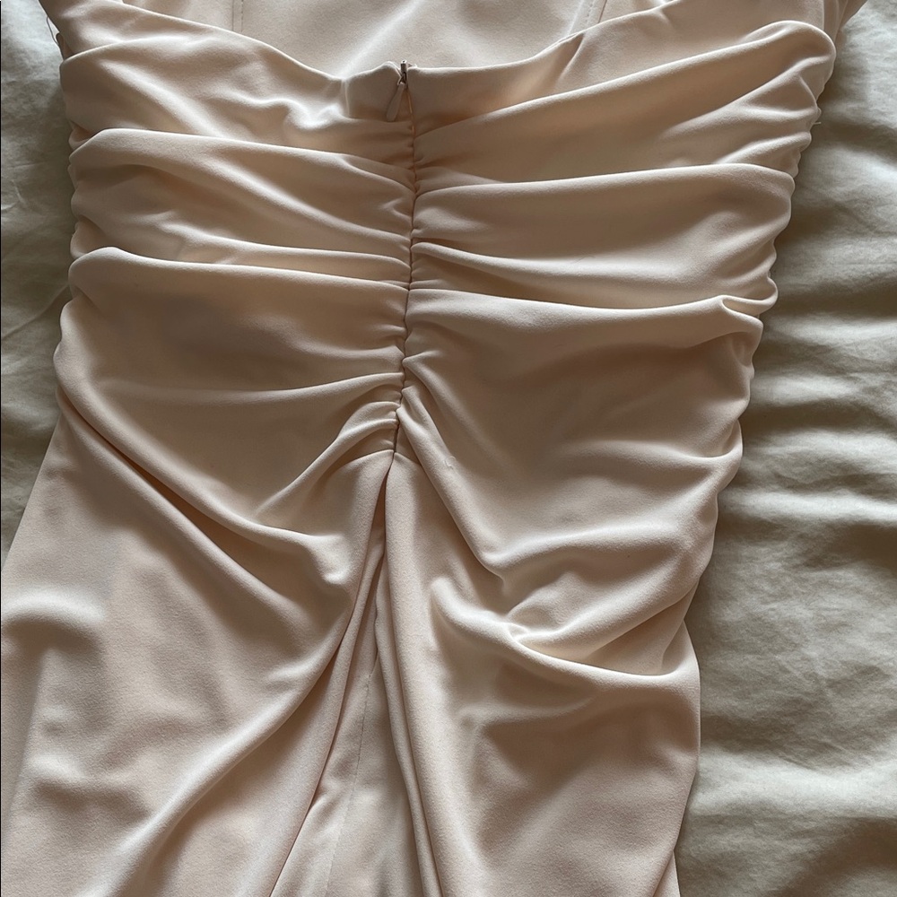 M. ZARA Gorgeous Strapless Cream Dress - Picture 5 of 7